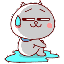 GIF Cat Tears emoji