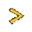 Yellow Triangle Arrow Right emoji