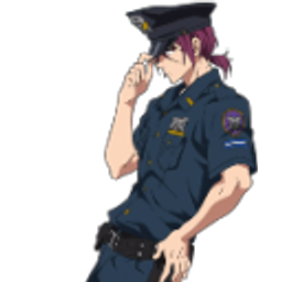 Anime Police Salute emoji