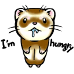 Ferret Hungry emoji