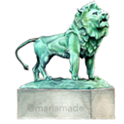 Art Institute Chicago Lion emoji