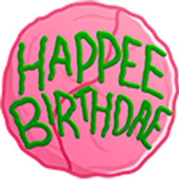 Happee Birthdae emoji