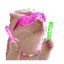 Cat Jam Rave emoji