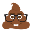 Poopnerd emoji