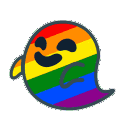 Rainbowghost emoji
