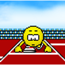 Stress Sweat Track Runner emoji