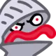 Lips Armor Peek emoji