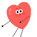 Heart Flossing emoji