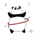 Hulahoop Panda emoji