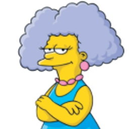 Selma Simpsons emoji
