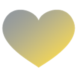 Heart Pantone 2021 Ultigrey Illuminating emoji