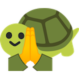 Pray Turtle emoji
