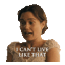 I Cant Live Like That Piper White Lotus emoji