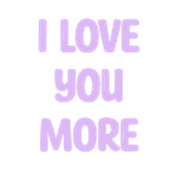 I Love You More emoji