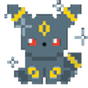 Umbreon Pixels emoji