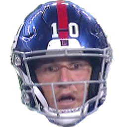 Surprised Eli Manning emoji