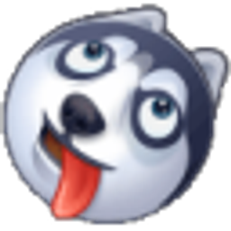 Husky Tongue emoji