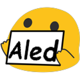 Aled Blob Sign emoji