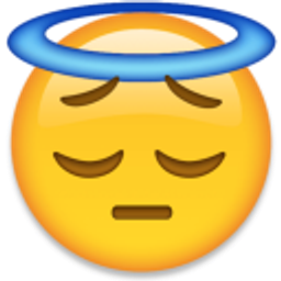 Sad Halo emoji