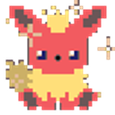 Flareon Pixel emoji