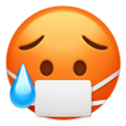 Hot Face With Mask emoji