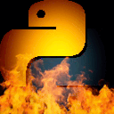 Python Fire emoji