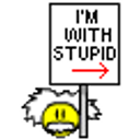 Einstein With Stupid emoji