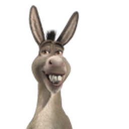 Donkey Smile Grin emoji