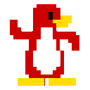 8bit Penguin emoji