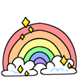 Aestheticrainbow emoji