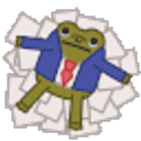 Drowning Robert Corporate Frog emoji
