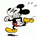 Mickey Running emoji