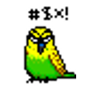Bird Swearing emoji