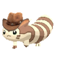 Furret Cowboy emoji