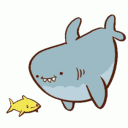 Shark Smile Swim emoji