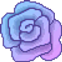 Purple Rose emoji