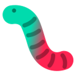 Gummy Worm2 emoji