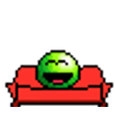 Couch Laughing emoji
