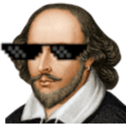 Cool Shakespeare emoji