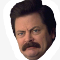 Ron Swanson Face emoji