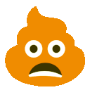 Orange Poo emoji