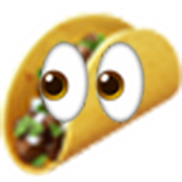 Taco Eyes emoji