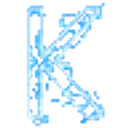 Letter K Fire emoji