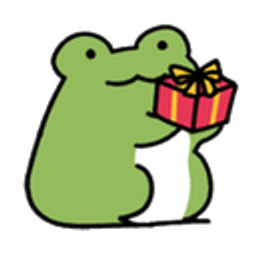 Frog Happy Gift emoji
