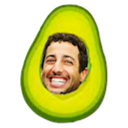 Daniel Ricciardo Avocado F1 Canural emoji
