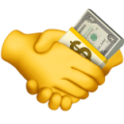 Bribe Handshake emoji