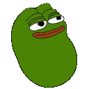 Tongue Pepe Bean emoji