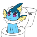 Vaporeon Flush emoji