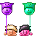 Twins Balloons emoji