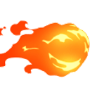 Fireball emoji